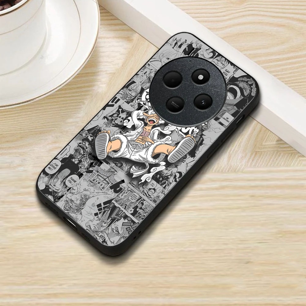 [M04] Redmi 14C Glass Softcase - Redmi 14C Glossy Case - เคส Redmi 14C - เคสมัน Redmi 14C