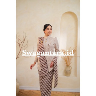 Kebaya Best Seller Janggan Yasmina [Free Bross] - Kebaya Terbaru - Kebaya Modren - Kebaya Wisuda - Kebaya Pesta/Kondangan - Swagantara.id