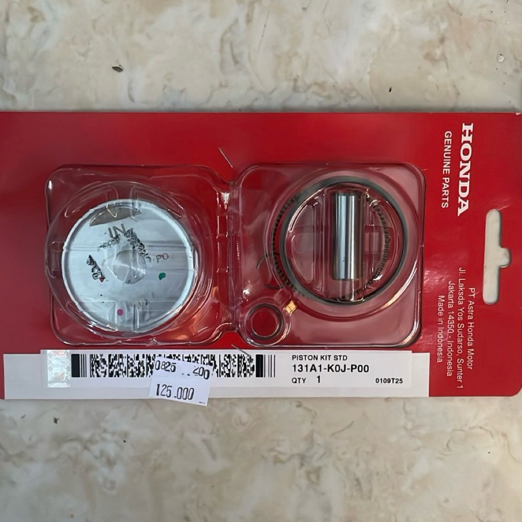 131A1-K0J-P00 PISTON KIT/PISTON PACKAGE STD GENIO ORIGINAL AMM 131A1K0JP00