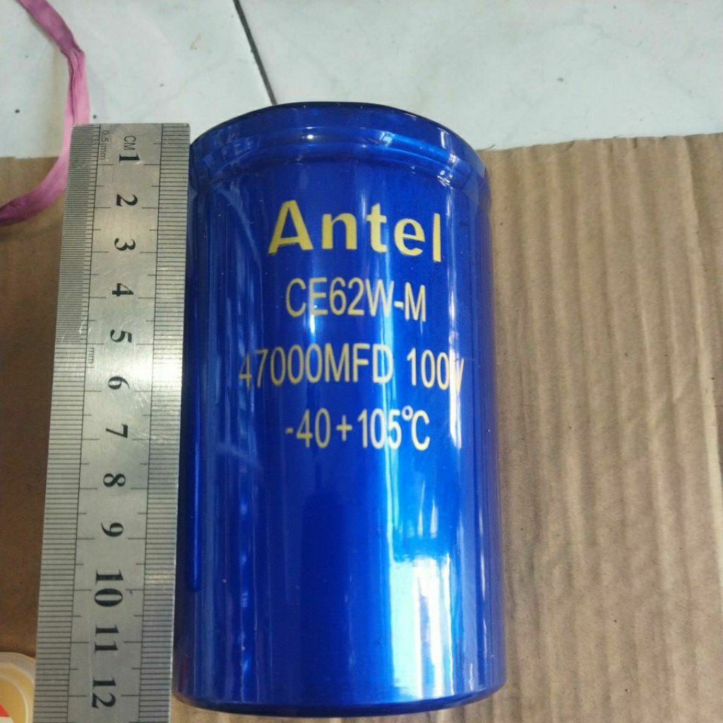 Elco antel 47000uf 100V ตามภาพถ่าย