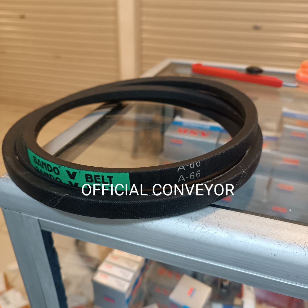 Vanbelt bando A 66 / เข็มขัดพัดลม V ซีลสีเขียว bando A 66 หรือ A66 หรือ A-66