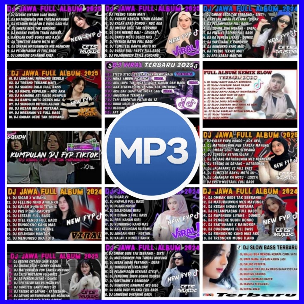 ใหม่ล่าสุด VIRAL JAVA DJ SONG CD MP3 CASSETTE 2025 - MP3 AUDIO CASSETTE DJ REMIX VIRAL TIKTOK SONG -