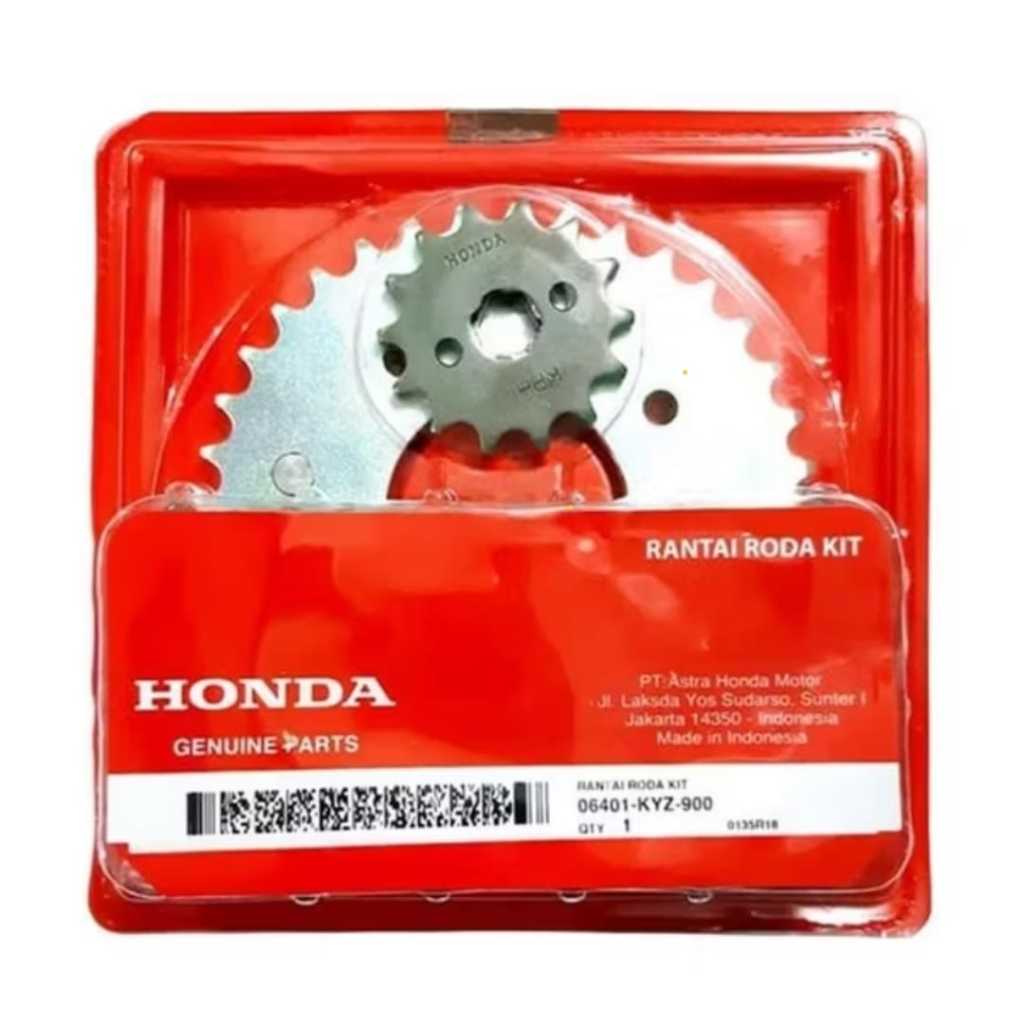 ชุดเกียร์ GIRSET KYZ GEAR + CHAIN HONDA SUPRA X 125 HELM IN KYZ