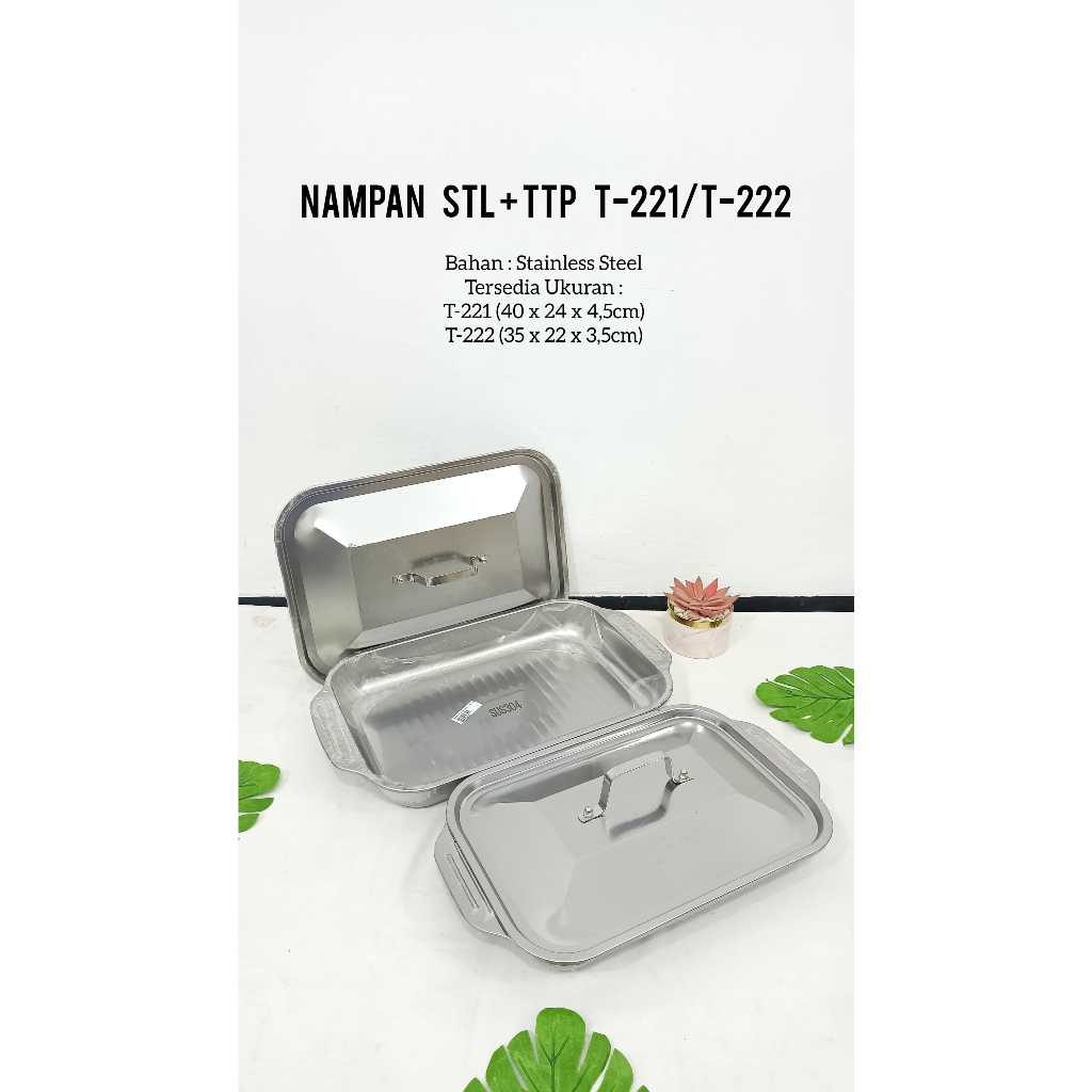 ถาดสแตนเลส + TTP T-221 / T-222