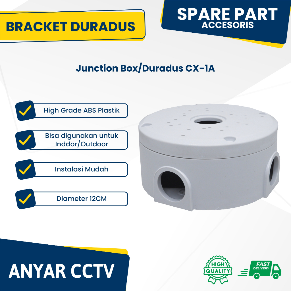 Duradus Junction Box Panel Camera CCTV Indoor Outdoor / CX-1A Round