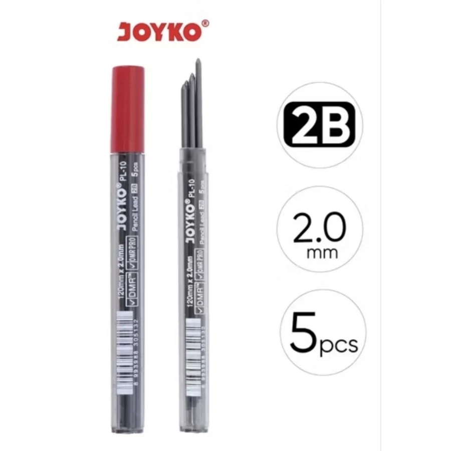 [ 1 ขวด ] JOYKO PL-10 2mm MECHANICAL PENCIL REFILL / JOYKO PL-10 2mm MECHANICAL PENCIL REFILL