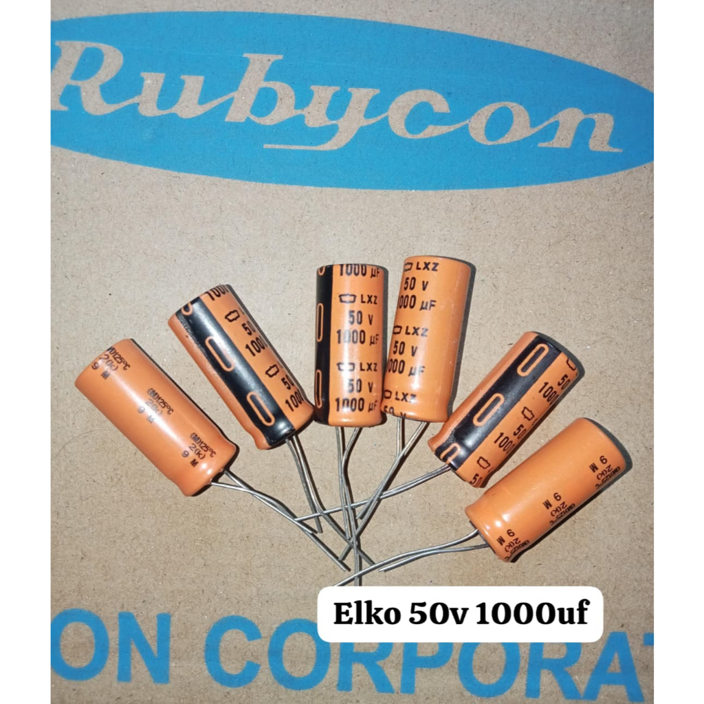 Elko 50v 1000uf Elco 1000uf 50v ของแท้