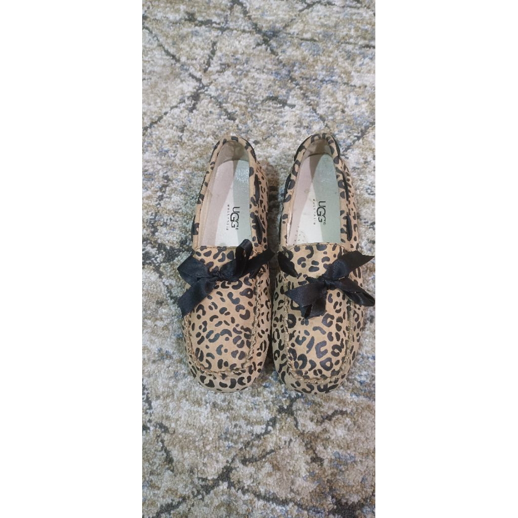 Ugg Australia Cheetah Print Moccasin Slipper