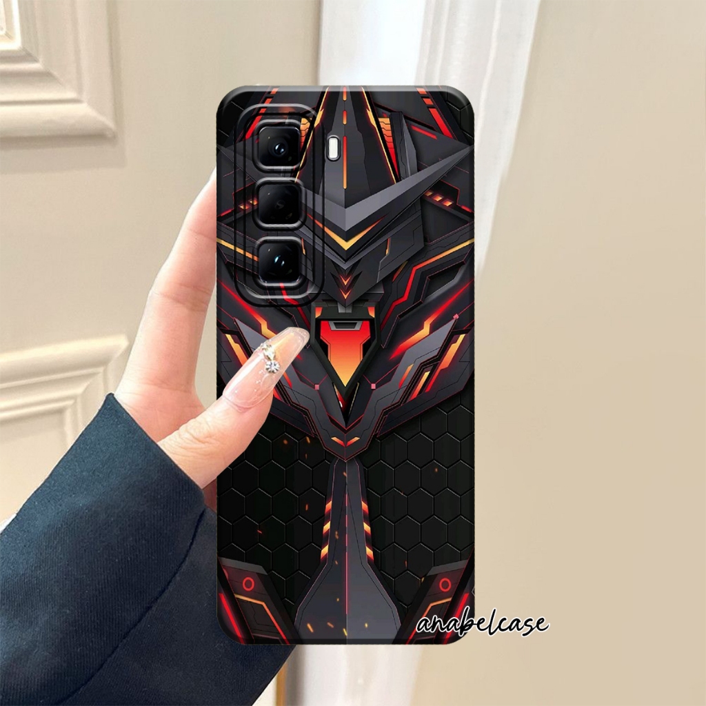 HP SOFTCASE INFINIX HOT 60i - HOT 60 4G - HOT 50 PRO PLUS - HOT 50 4G - HOT 50 PRO - HOT 50 5G ล่าสุด . เคสโทรศัพท์ Robot Motif - เคสความงาม - เคส Infinix [XN9] - รูปที่ 4