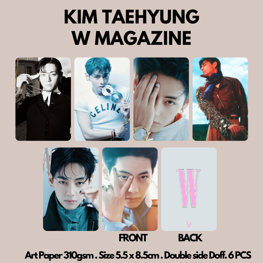 [KUKIRA] Photocard Kim Taehyung VW Magazine