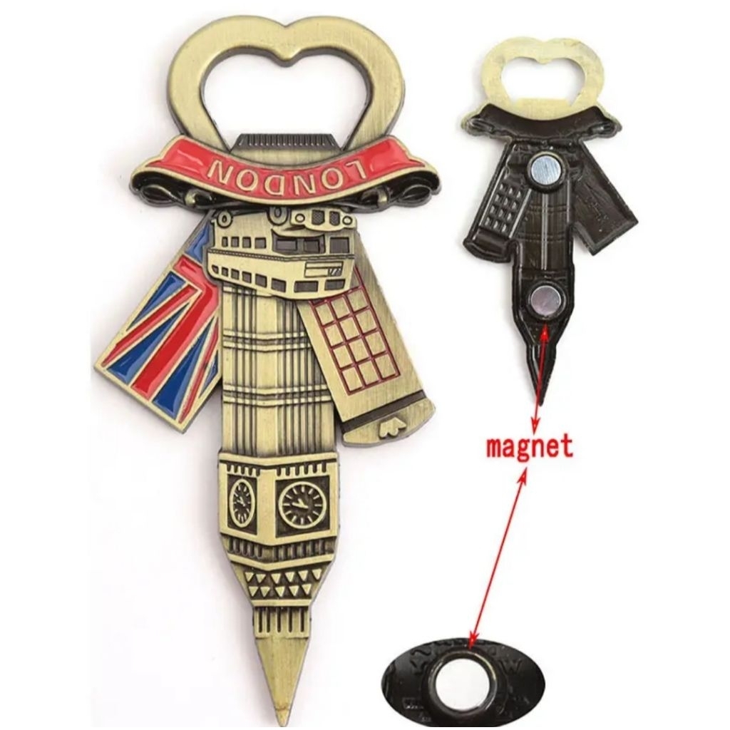ที่เปิดขวดลอนดอน ที่เปิดขวดอังกฤษ ที่เปิดขวดลอนดอน แม่เหล็กลอนดอน London SOUVENIR MAGET ENGLAND