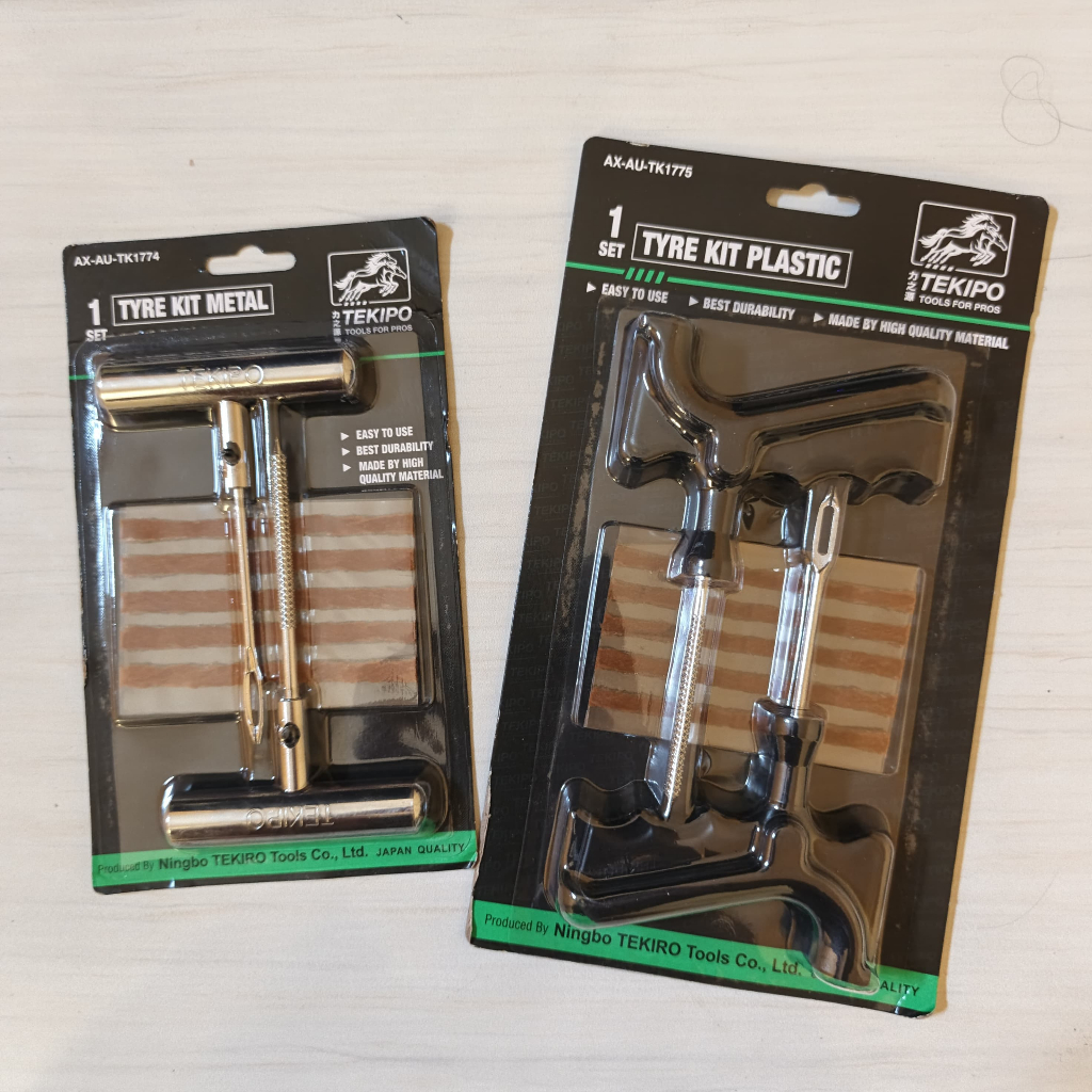 ชุดเครื่องมือซ่อมแซมยาง TAKIPO TUBELESS ชุดซ่อมแซมยาง TUBELESS พลาสติก / เหล็ก