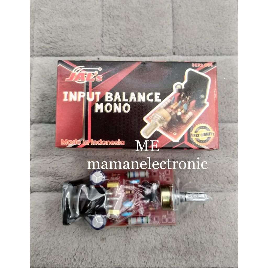 KIT INPUT BALANCE MONO KIT JAL INPUT BALANCE MONO 034 JAL