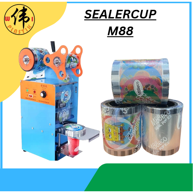 M88 Cup Sealer Picture / Motif Cup Sealer / ฝาถ้วยการ์ตูน / ธรรมดา / ฝาถ้วยพลาสติก