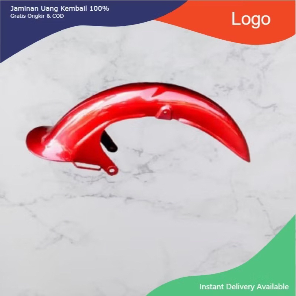 MERAH บังโคลนหน้า Honda C70, บังโคลน C70, บังโคลน C70, บังโคลนหน้า Honda C70, สีแดง