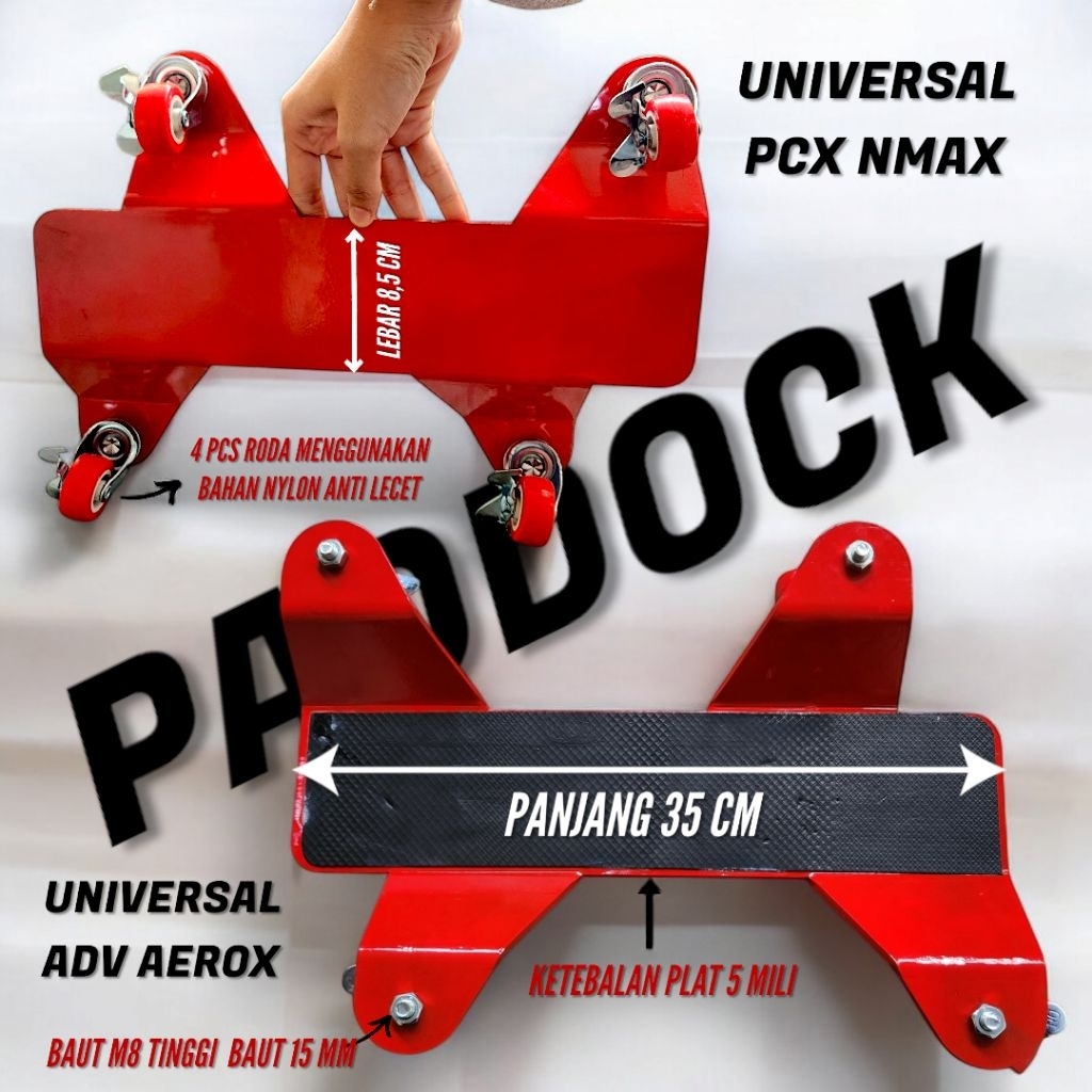 ขาตั้งกลาง Paddock เลื่อนสําหรับ PCX nmax ADV aerox & pnp underbone รถจักรยานยนต์