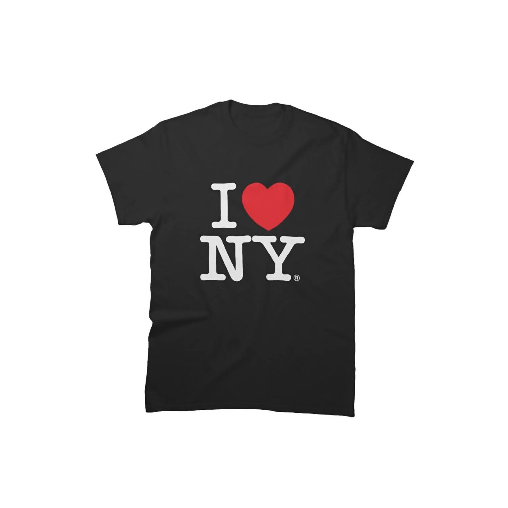 I love NY New York Cotton Combed Premium เสื้อยืดแขนสั้น