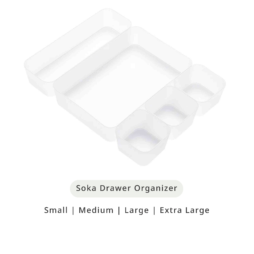 กล่องเก็บของลิ้นชักอเนกประสงค์ / PP Drawer Organizer Soka IM-123