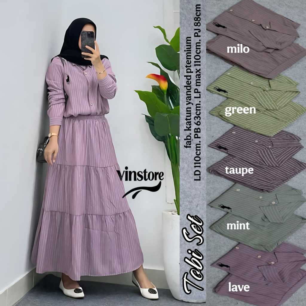 Tobi Set Skirt by Vinstore