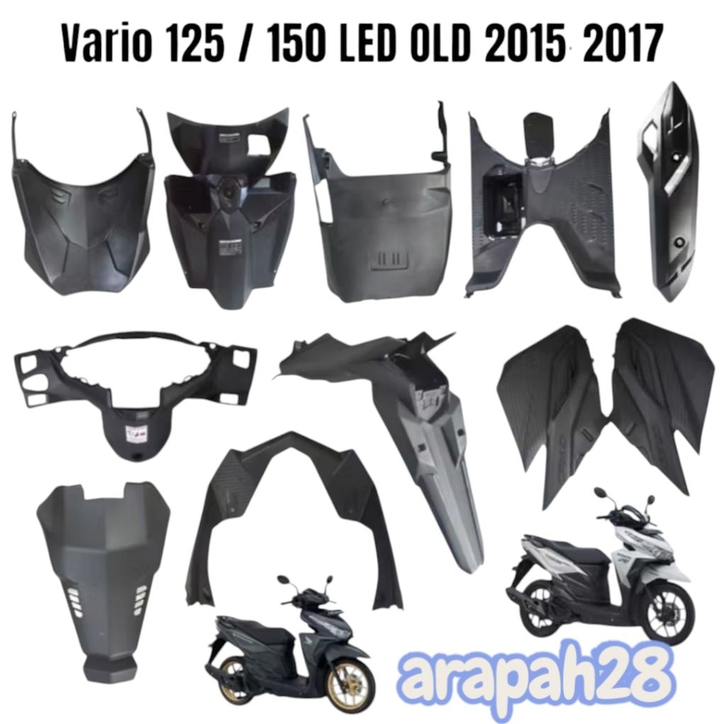 ฝาครอบตัวหยาบ Upper Lower Under Middle Side Vario 125 150 Old Old 2015 2016 2017