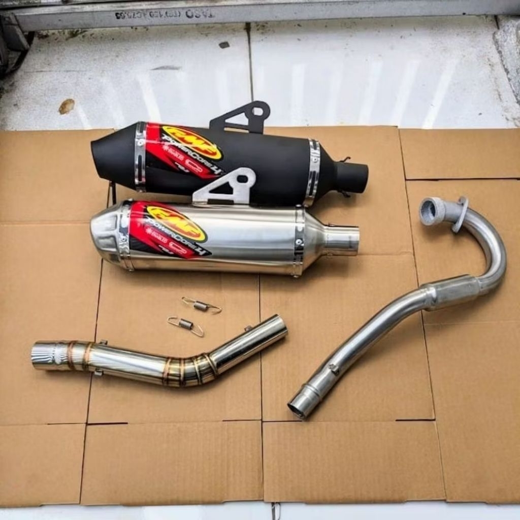 FMF Powercore4 ท่อ xr 150 xr 200 crf 150 klx 150 klx 140 xtz 125 xtz 150 ksr 110 ksr pro msx 125