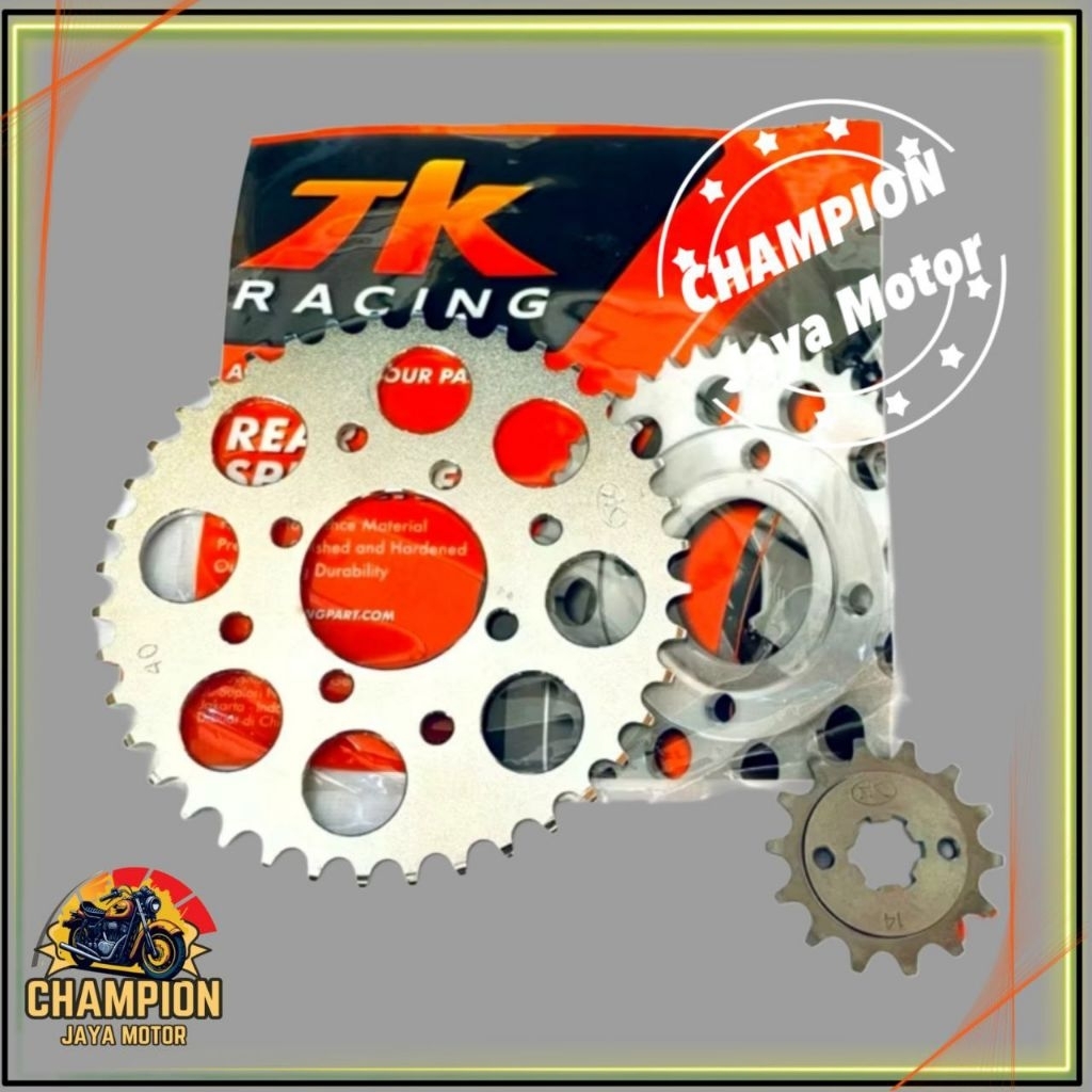 FRONT REAR GEAR 415 TK RACING SATRIA FU 150 OLD ใหม่ BARONG FACELIFT SATRIA FU FI GSX 150 ORIGINAL T