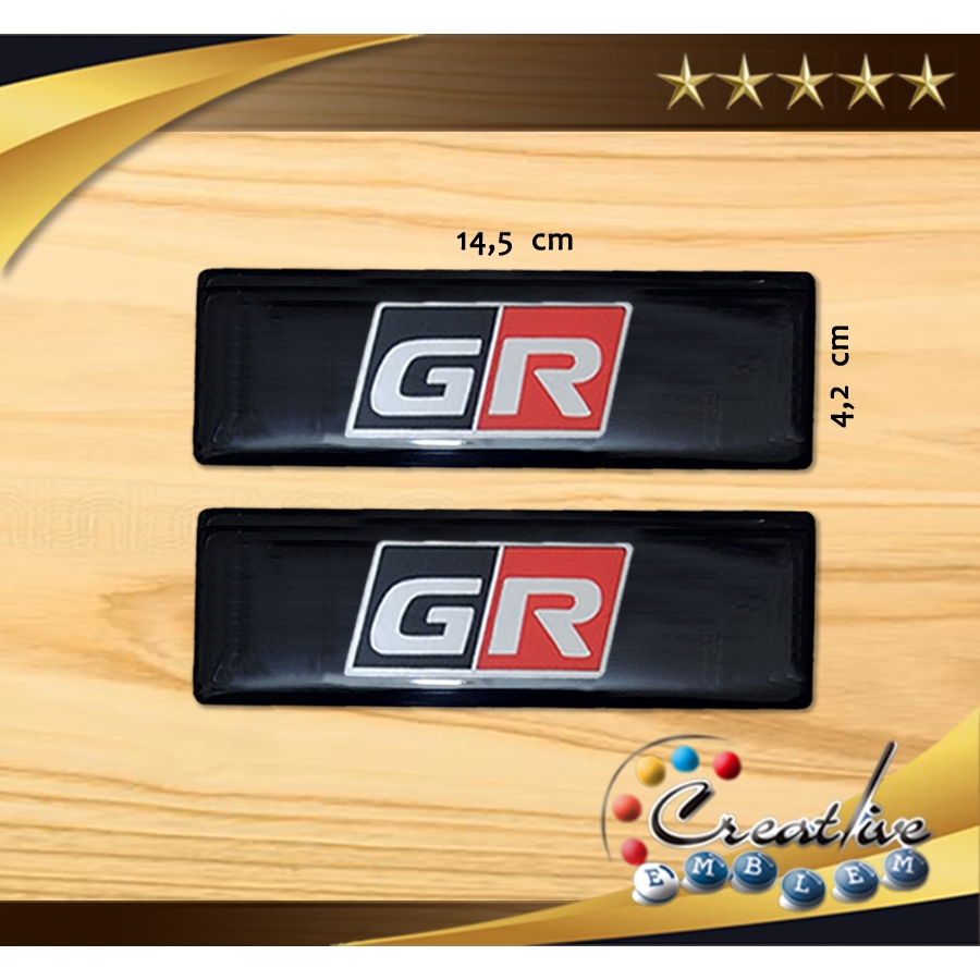 GR Sports Emblem / สติ๊กเกอร์ 2 ชิ้น