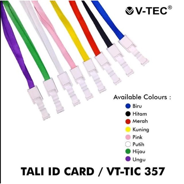 GANTUNGAN V-TEC ID CARD HANGER STRAP TYPE VT-TIC 357