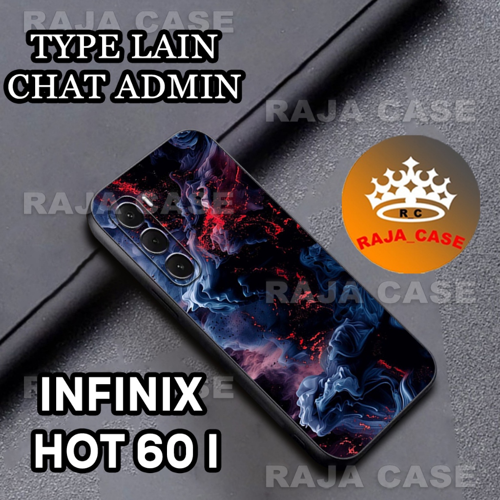 เคส HP [RC25] INFINIX HOT 60I- Casing INFINIX HOT 60I [MotiF MOZAIK] - วัสดุยาง - โทรศัพท์มือถือทุกป