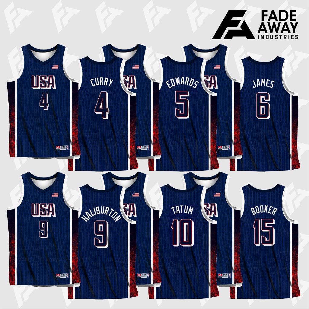 BASKET JERSEY USA 2024 NAVY