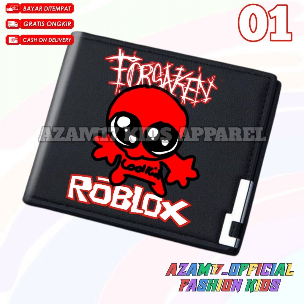 Roblox Forsaken Game กระเป๋าสตางค์เด็ก Coolkid ตัวอักษรชื่อฟรี / Forsaken Coolkid กระเป๋าสตางค์พับได