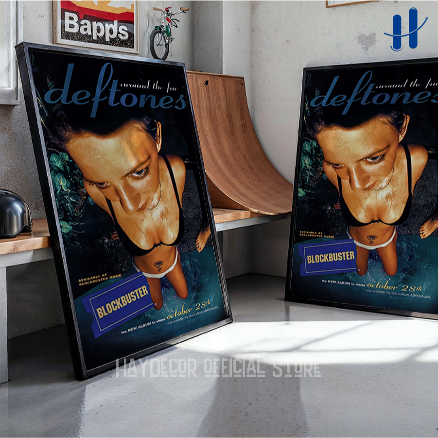 Haydecor Deftones Blockbuster Frame Band Wall Decorative Room Display ความงามตกแต่ง - รูปที่ 4