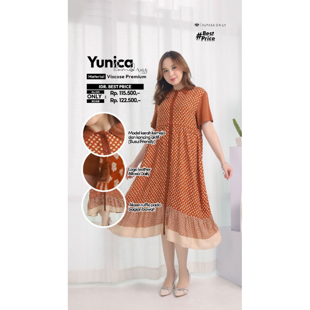 YUNICA HOME DRESS BY ALFASA DAILY✨