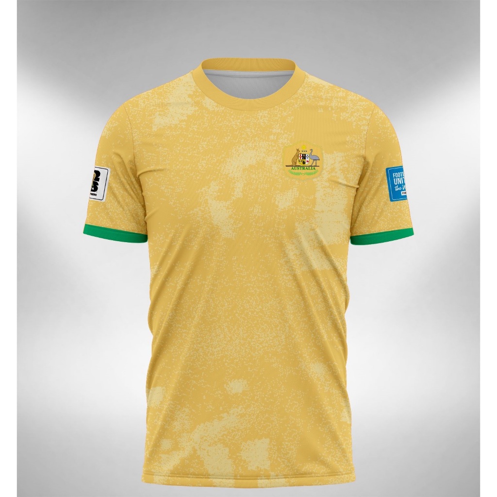 Australia Home Jersey 2023 2024 Full Patch