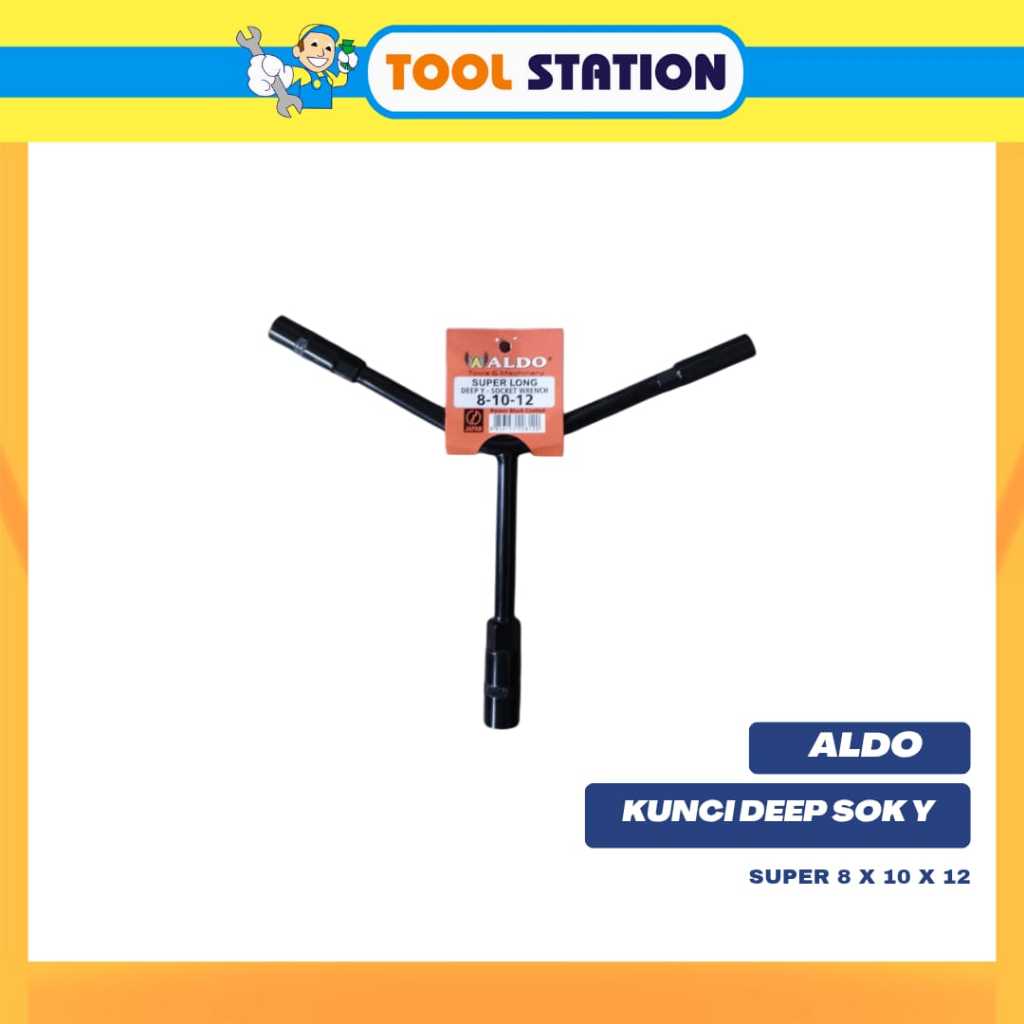 ALDO SUPER DEEP SOCKET Y KEY 8 X 10 X 12