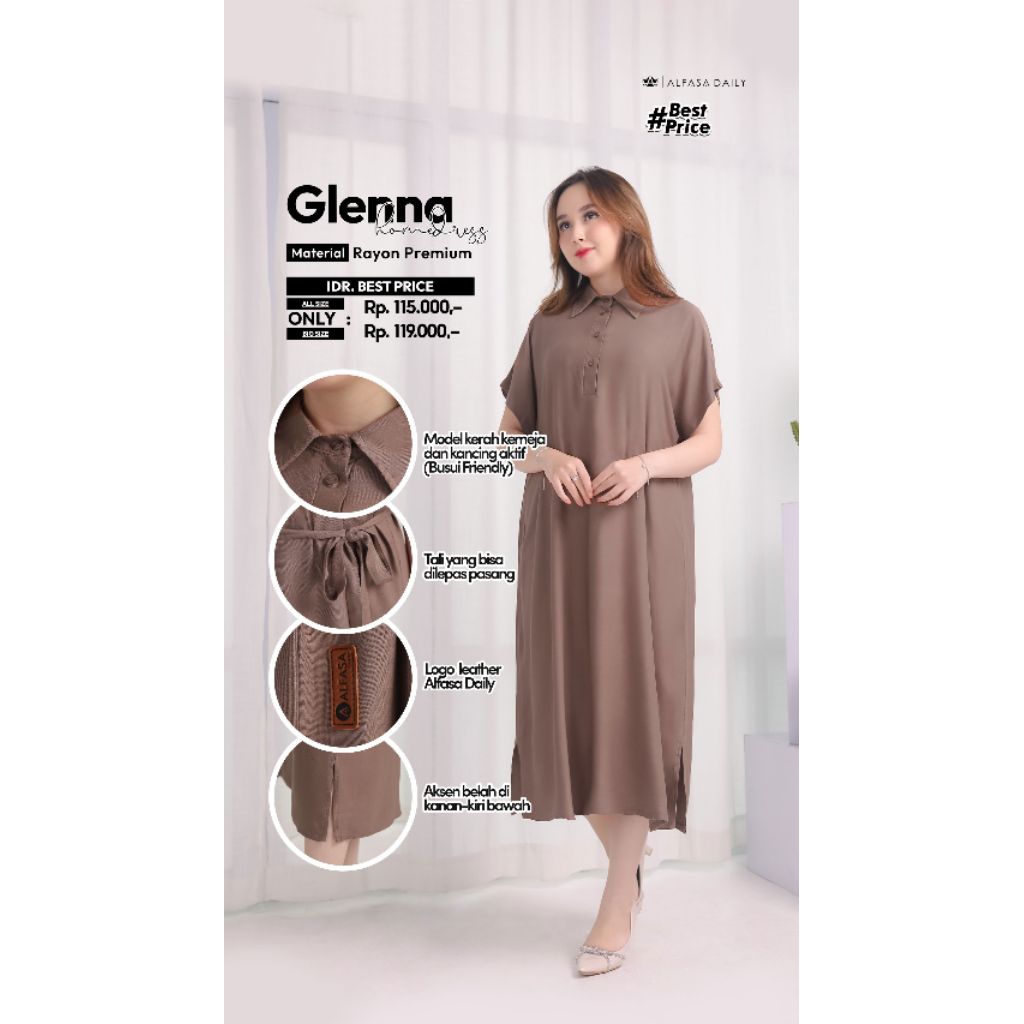 GLENNA HOME DRESS BY ALFASA DAILY✨