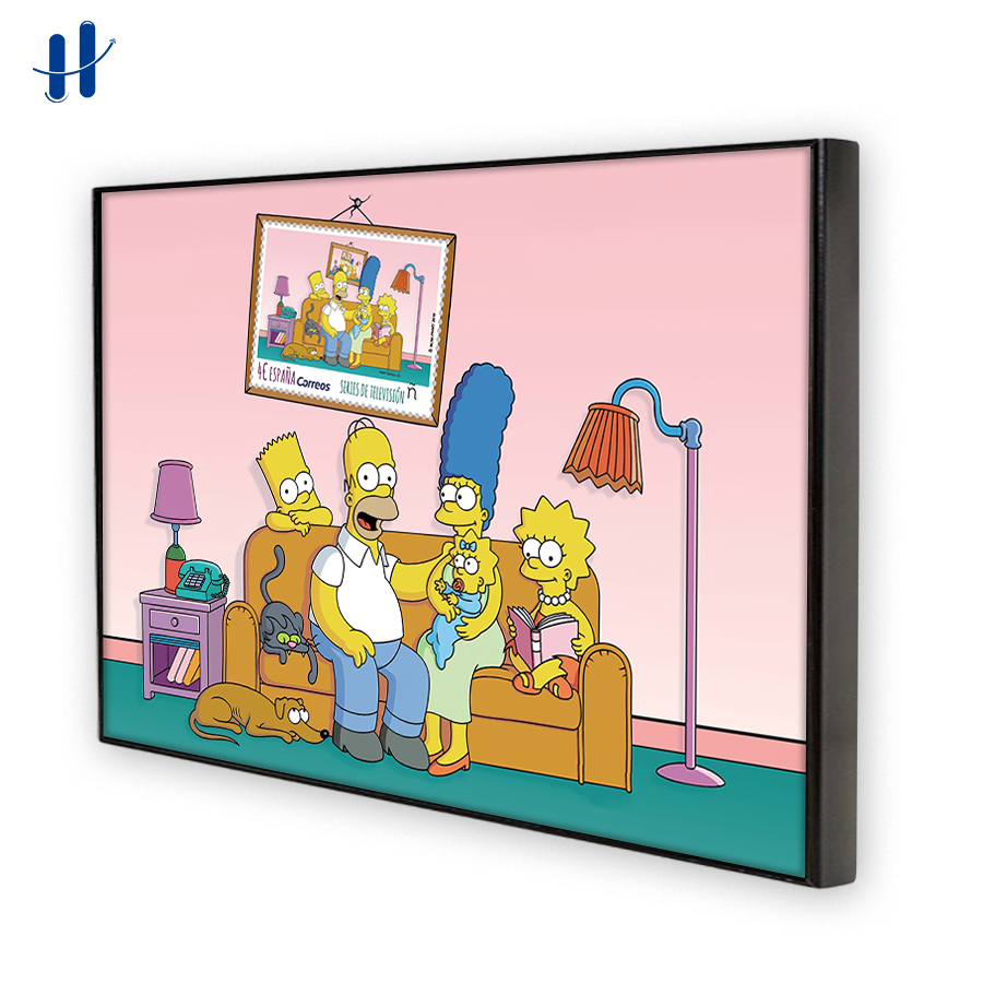 Haydecor Homer Simpson Frame Wall Decor Room Display Aesthetic Minimalist Decor
