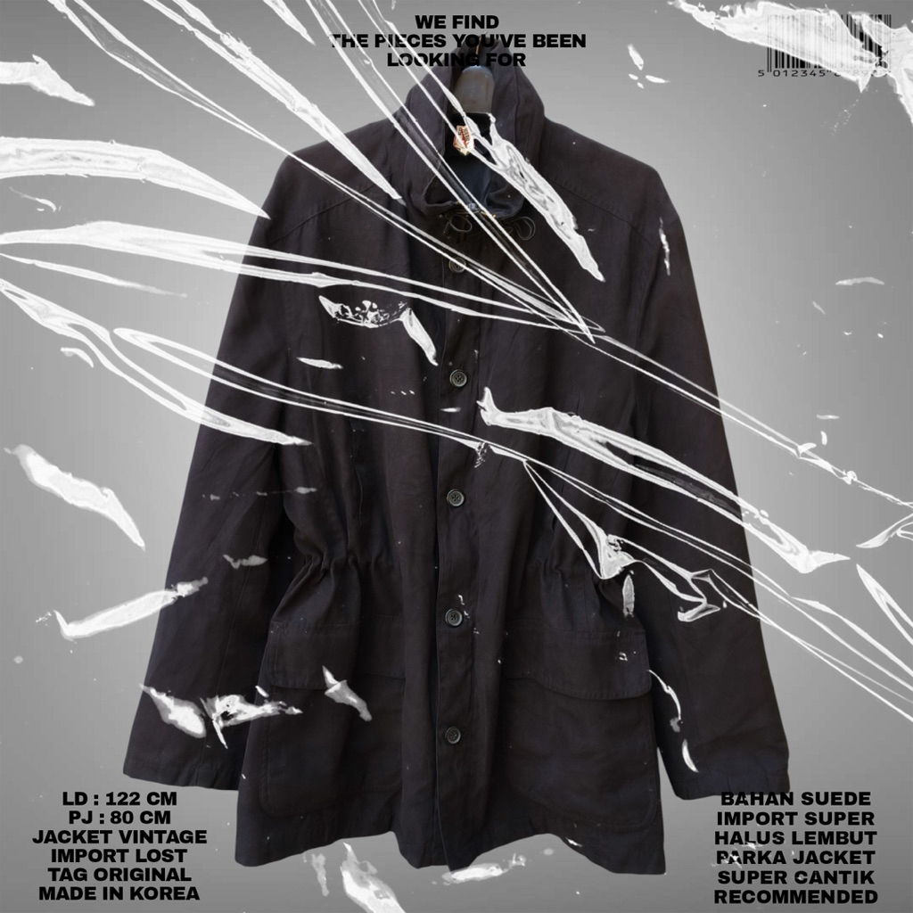 พรีเมี่ยมนําเข้าแจ็คเก็ต/สีดํา SUEDE JACKET/KOREAN JACKET/สีดํา SUEDE JACKET/KOREA LOOK SUEDE JACKET