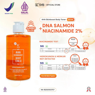 [NEW NETTO 250ML] NEW SYB AHA SKINBOOST BODYTONER 250ml