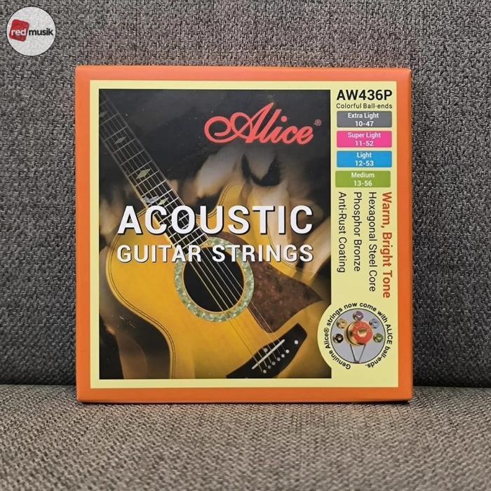 Alice AW436P สายกีต้าร์โปร่ง Alice Set