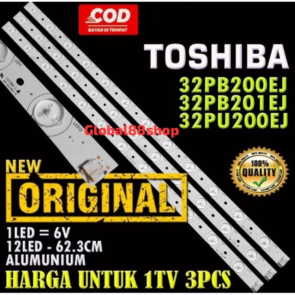 TOSHIBA ไฟ LED TV BACKLIGHT 32PB200EJ 32PB201EJ 32PU200EJ 32PB200 32PB201 32PU200