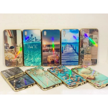 |สมาร์ทสมาร์ทสมาร์ทสมาร์ทสมาร์ท| [ Oppo A1K / A3S / A7 / A39 / A52 / A57 / A92 ] RAINBOW GLASS CASE 