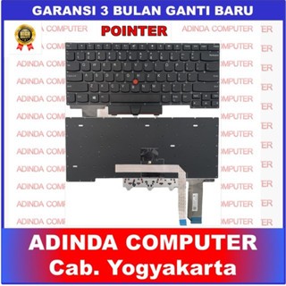 Lenovo Thinkpad E14 R14 S3 Gen2 20RA 20RB คีย์บอร์ดชี้สีดํา