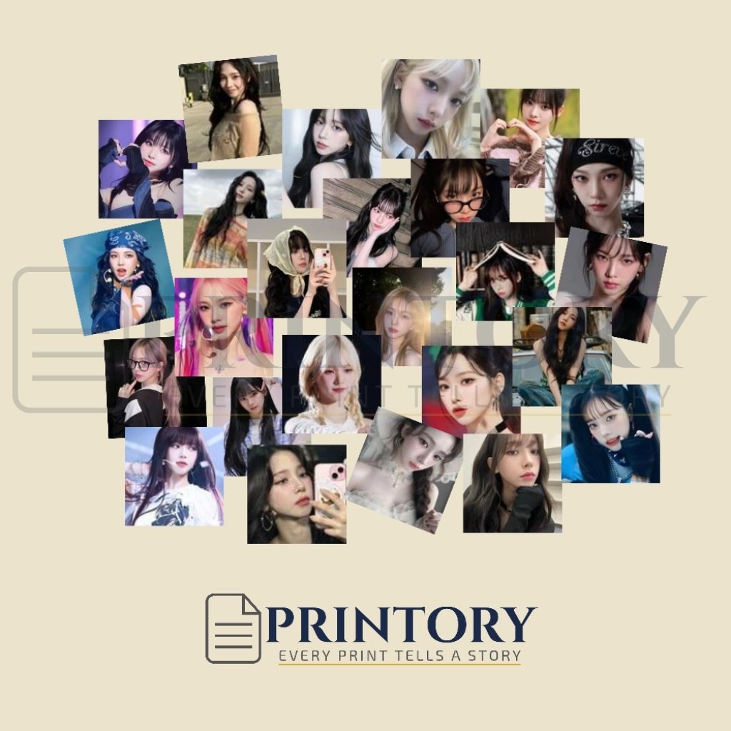 สติ๊กเกอร์สมาชิก AESPA – 3x3ซม | สติ๊กเกอร์ Glossy | 25ชิ้น