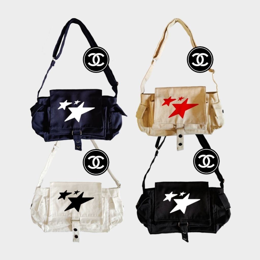 Y2K กระเป๋าสะพายข้าง Unisex