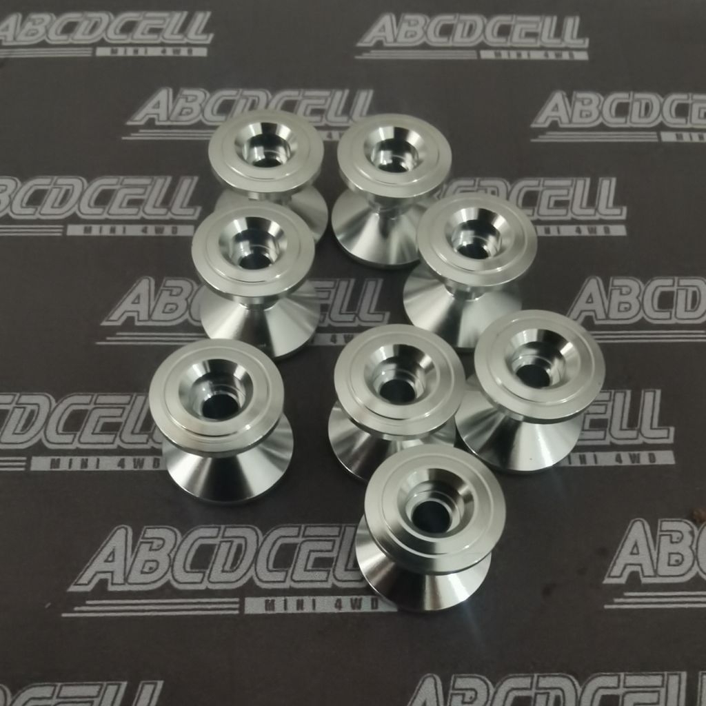 Tamiya 15398 ลูกกลิ้งมังกรอลูมิเนียมคู่อลูมิเนียม ringless 13 12 มม. ไม่ใช่แบริ่งคุณภาพดีความแม่นยํา