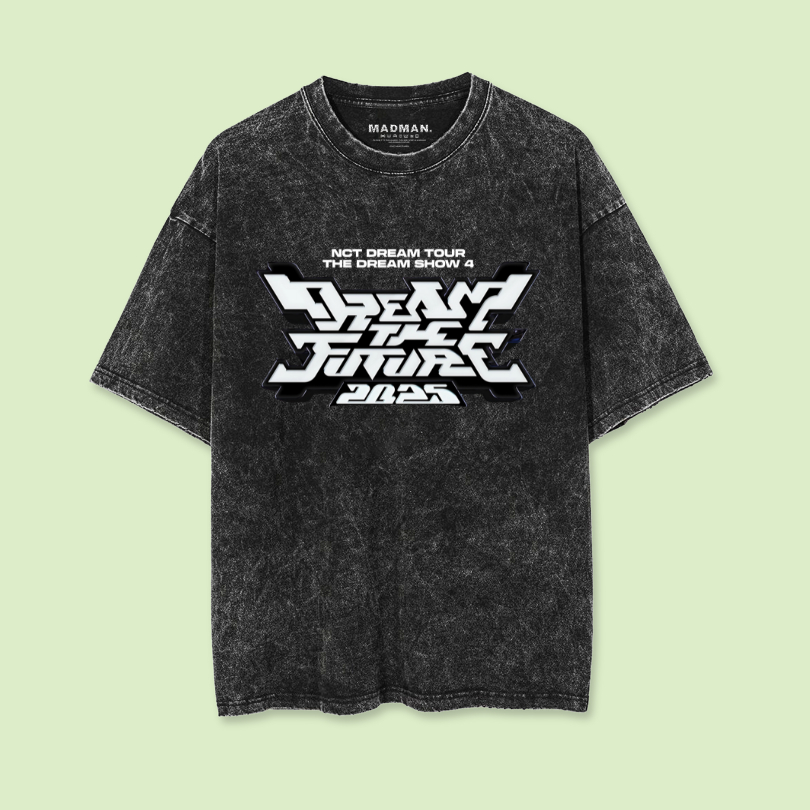 MADMAN เสื้อยืด Oversize Washed NCT DREAM "The Dream Show 4 - Dream The Future" | คอนเสิร์ต KPOP | N