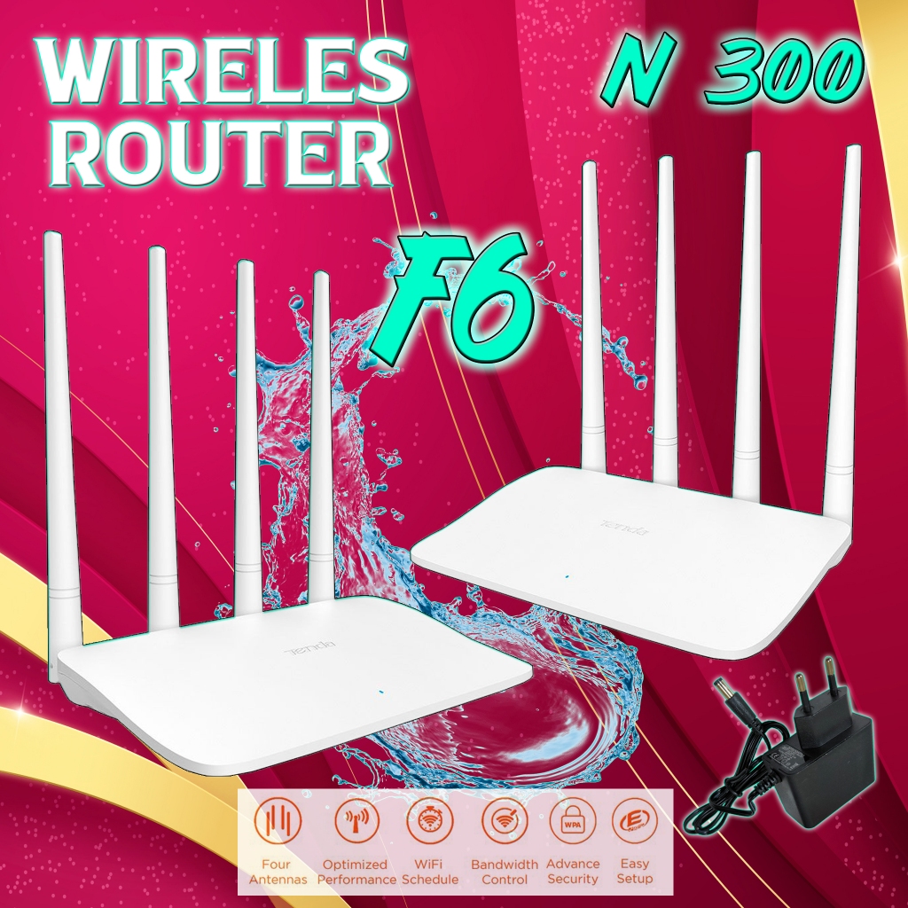 เราเตอร์ไร้สาย Tenda F6 N300 มือสอง Normalllllll