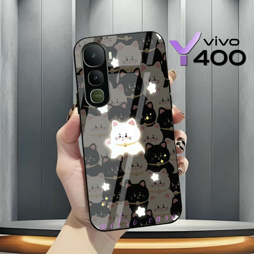 Softcase Glass Shiny Glass VIVO Y400 4G VIVO Y400 5G - Y400 2025 - VIVO Y400 4G - VIVO Y400 5G