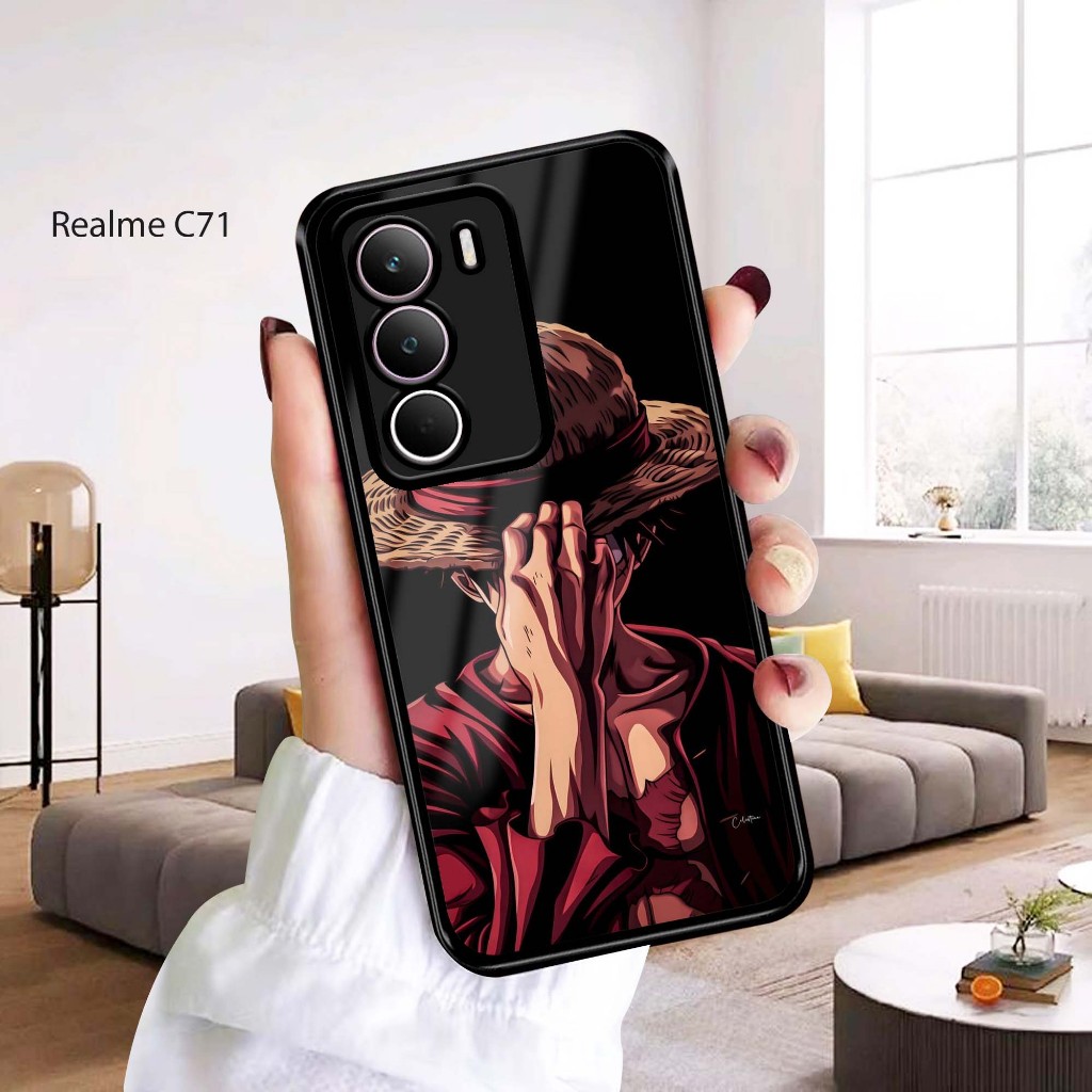 HP เคส Realme C71 ใหม่ล่าสุด เคสเงา - เคสเคลือบเงาใหม่ Realme C71 เคสโทรศัพท์ [Onpice] - AGM Case so